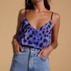 Birdie Cami Top In Lilac Leopard