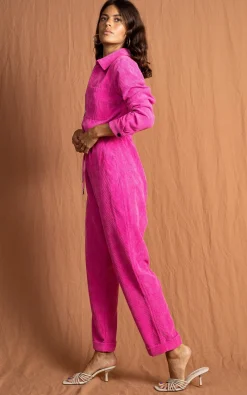 Blaze Boilersuit In Hot Pink