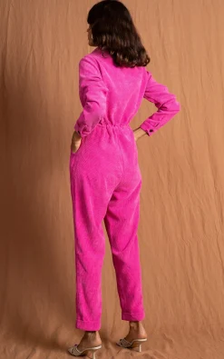Blaze Boilersuit In Hot Pink