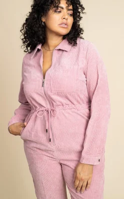 Blaze Boilersuit In Rose Pink