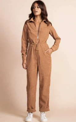 Blaze Boilersuit In Tan