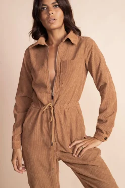 Blaze Boilersuit In Tan