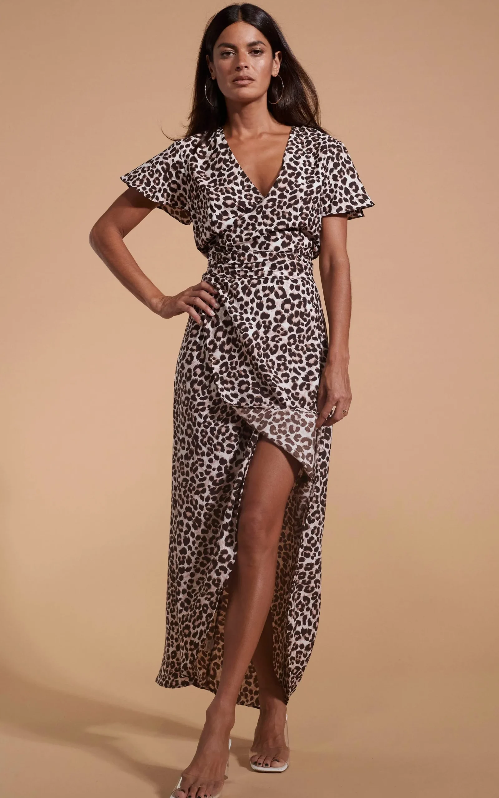 Cayenne Dress In Bare Leopard