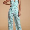 Cypress Jumpsuit In Green Leaf