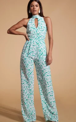 Cypress Jumpsuit In Green Leaf