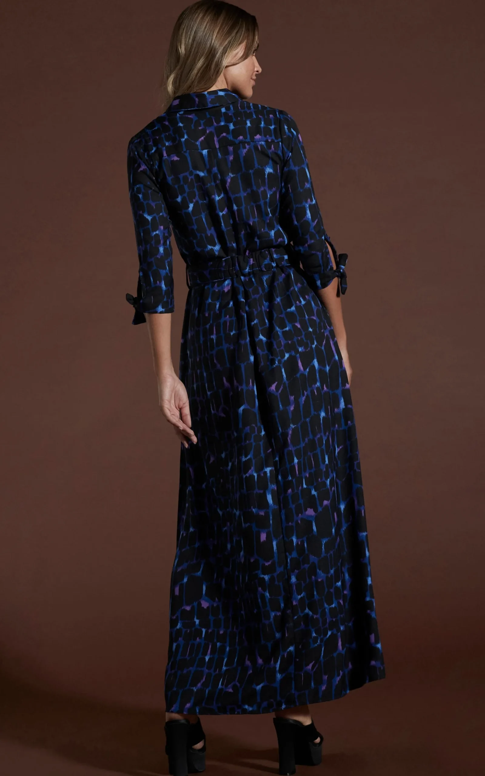Dove Dress Blue Alligator