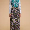 Estella Midaxi Dress In Tulip And Polka Dot Mix