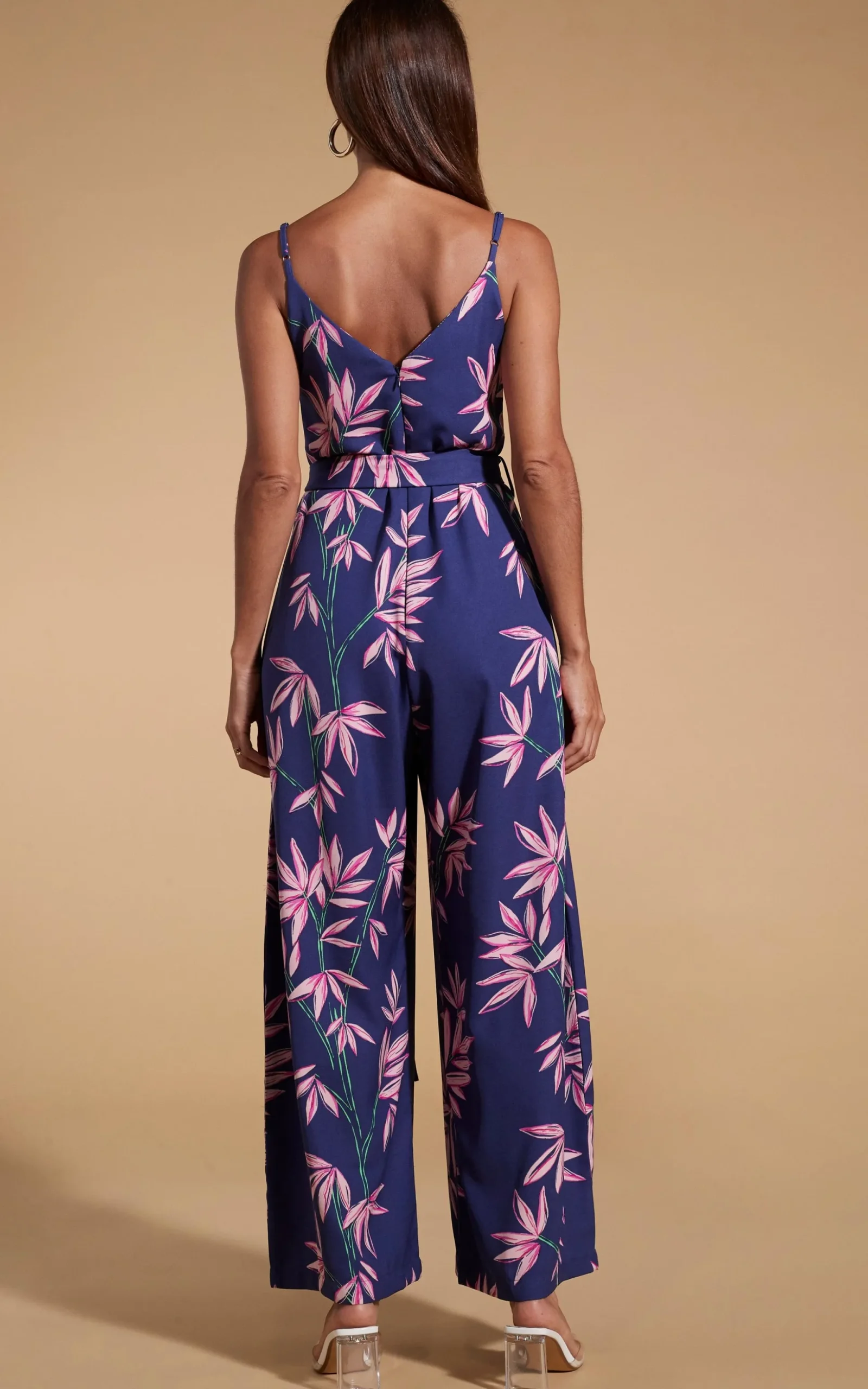 Gabriella Jumpsuit In Bamboo Navy Base