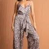Gabriella Jumpsuit In Bare Leopard