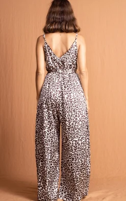 Gabriella Jumpsuit In Bare Leopard
