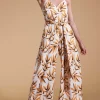 Gabriella Jumpsuit In Tropic Natural