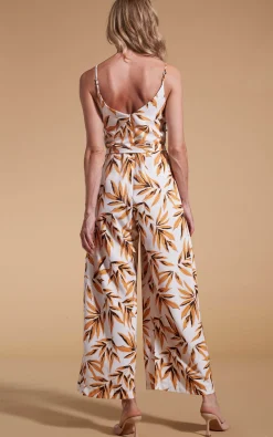 Gabriella Jumpsuit In Tropic Natural