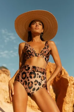 Halo Juniper High-Waisted Brief In Leopard