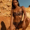 Halo Lalita Bandeau Bikini Top In Leopard