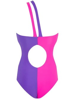 Halo Portinax Swimsuit In Pink & Purple Indigo Mix