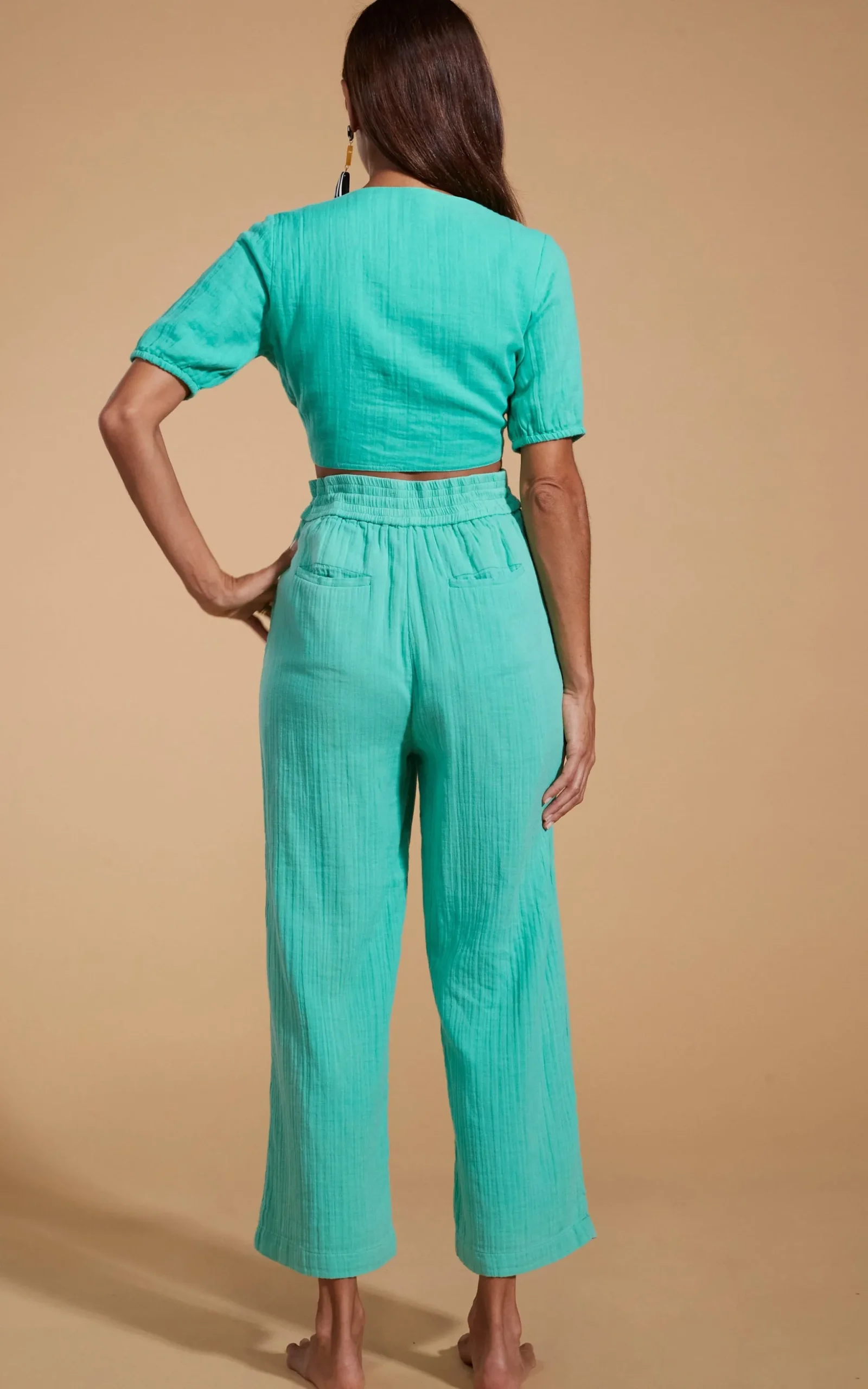 Halo Tahiti Trousers In Mint Green