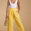 Halo Tahiti Trousers In Primrose Yellow