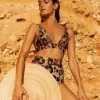 Halo Tamika Bikini Vest Top In Leopard