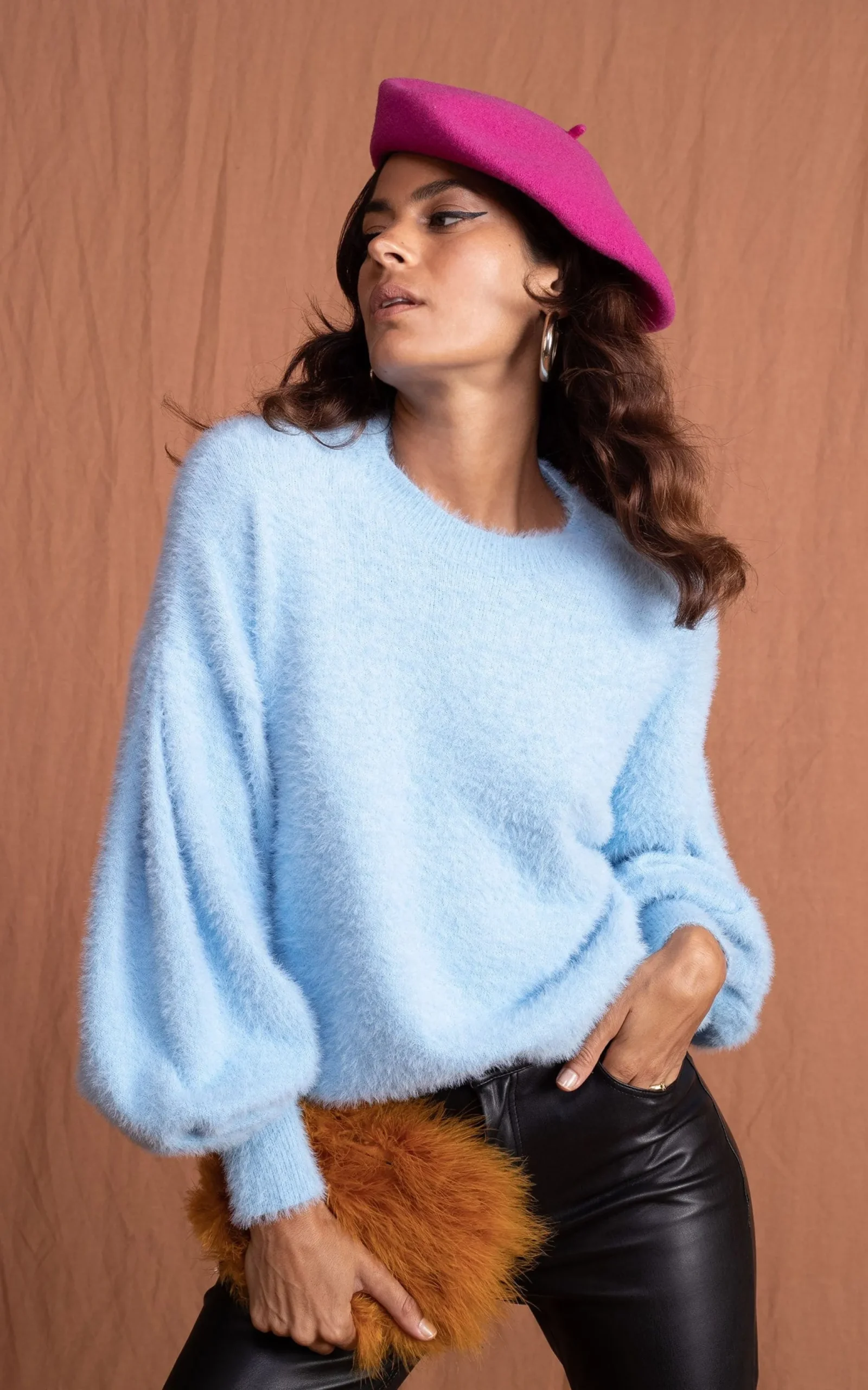 Honey Jumper In Baby Blue