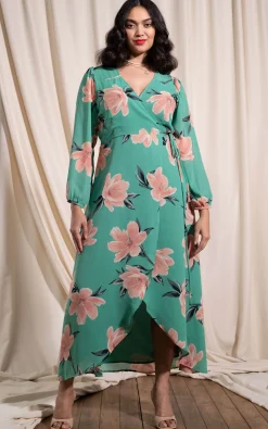 Jagger Dress In Sage Base Tulip