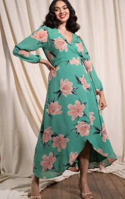 Jagger Dress In Sage Base Tulip