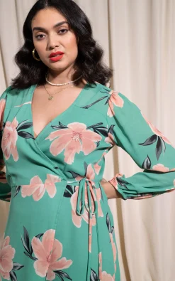 Jagger Dress In Sage Base Tulip