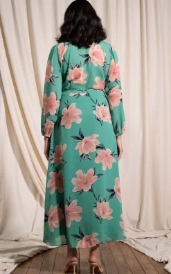 Jagger Dress In Sage Base Tulip
