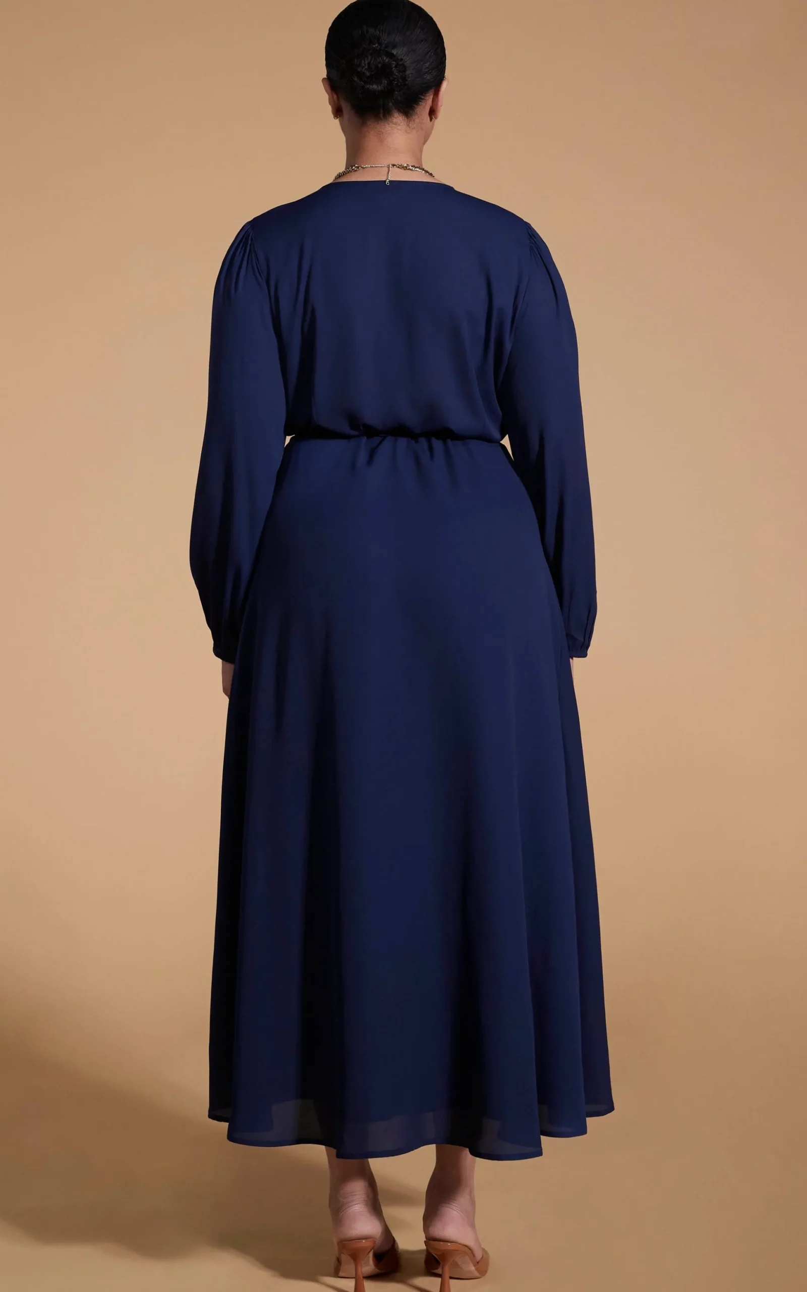 Jagger Maxi Dress In Navy-Extended Sizing