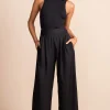 Joey Palazzo Trousers In Black