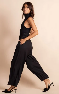 Joey Palazzo Trousers In Black