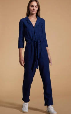 Juno Jumpsuit In Denim Blue