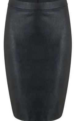 Madison Pu Skirt In Black