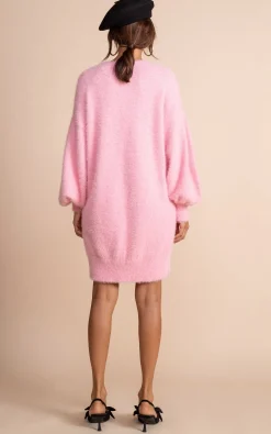 Maggie Jumper Dress In Candy Pink