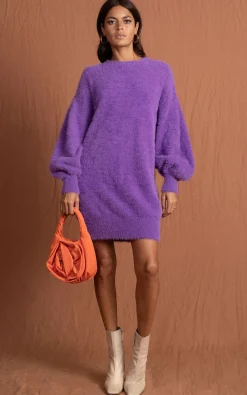 Maggie Jumper Dress In Indigo