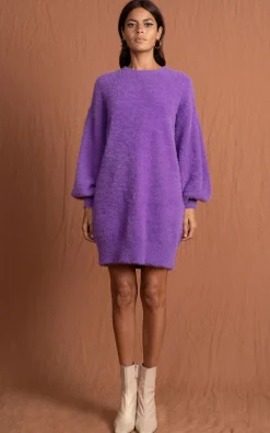 Maggie Jumper Dress In Indigo