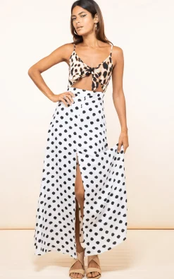 Malibu Dress Polka Dot & Leopard