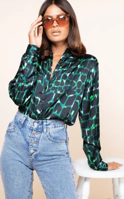 Nevada Shirt Green Alligator