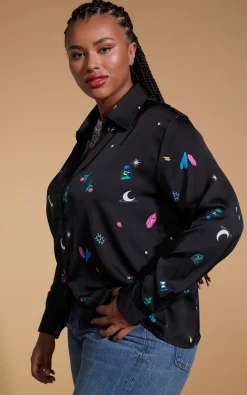 Nevada Shirt In Mystic Ditzy- Extended Sizing