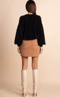 Nikeeta Mini Skirt In Tan