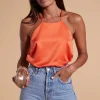 Nina Halter Cami Top In Orange