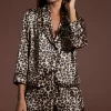 Oona Shortie Pj Set In Rich Leopard