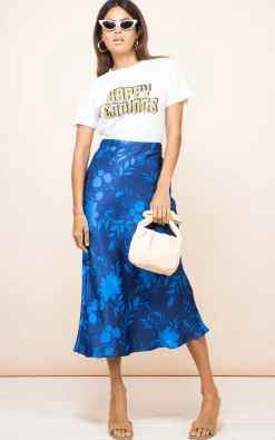 Renzo Skirt In Silhouette Dark Blue