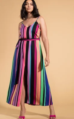 Sookie Slip Dress In Stripe