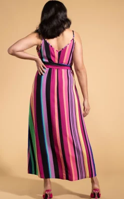 Sookie Slip Dress In Stripe