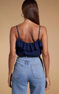 Susie Frill Cami Top In Navy