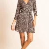Teagan Mini Dress In Rich Leopard